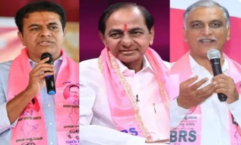 KTR Harish Rao meet KCR
