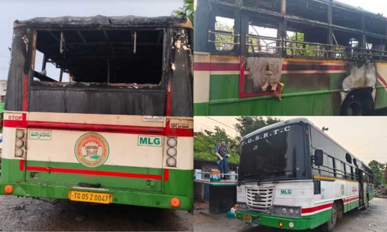 TSRTC Bus Fire