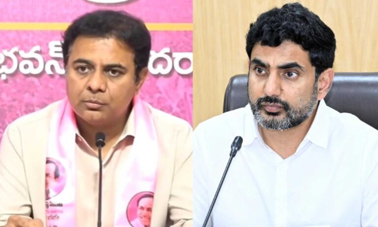 KTR Nara Lokesh