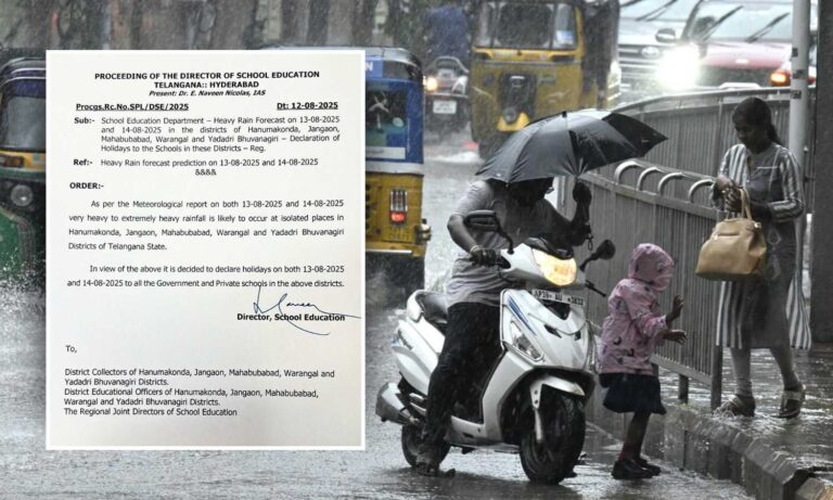 Rain Holidays for Schools