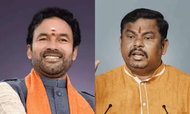 Raja Singh dares Kishan Reddy