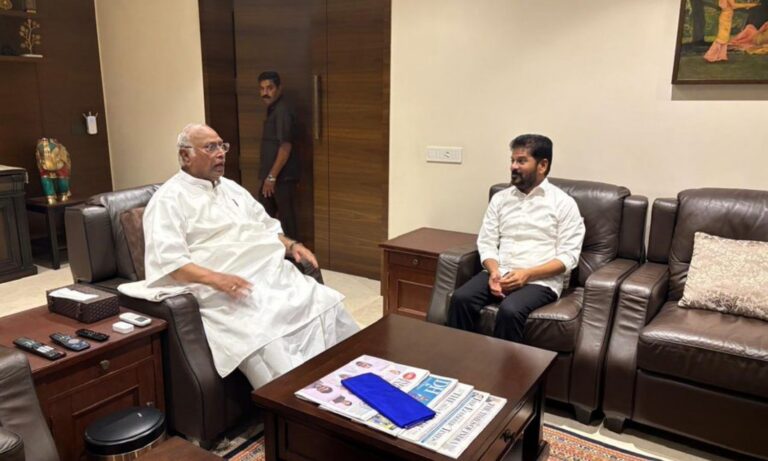 CM Meets Kharge