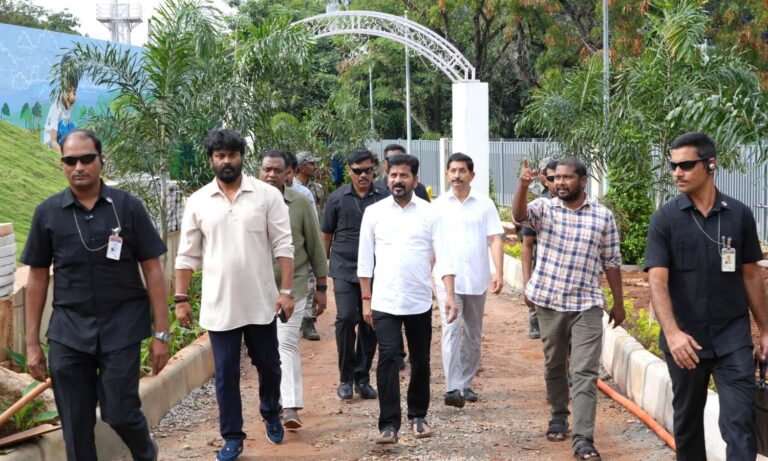 Revanth Reddy Jubilee Hills park