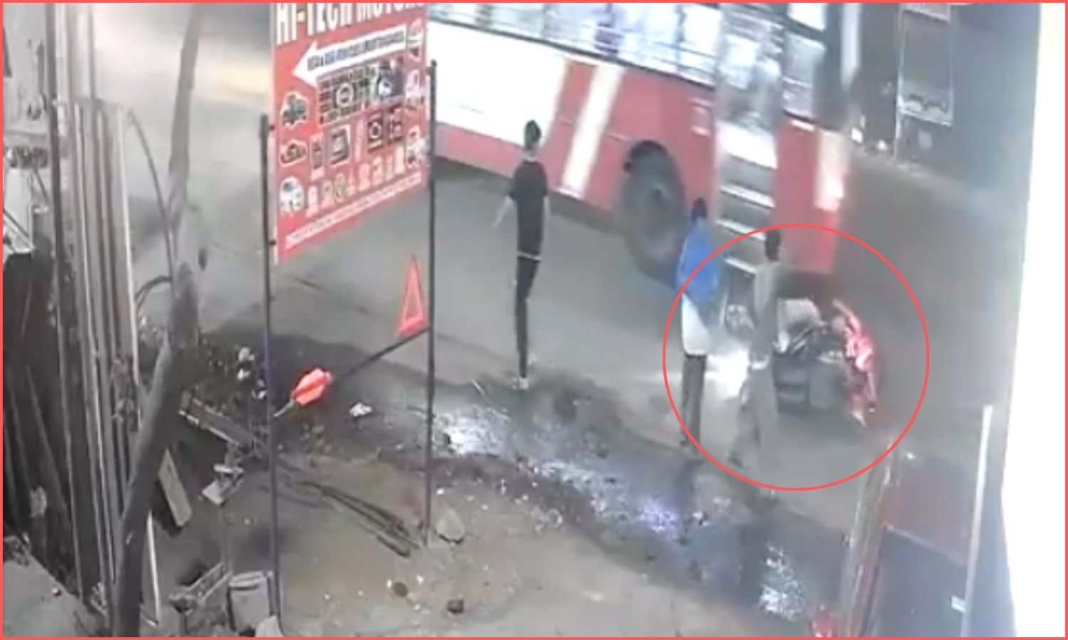 Malakpet Road Accident