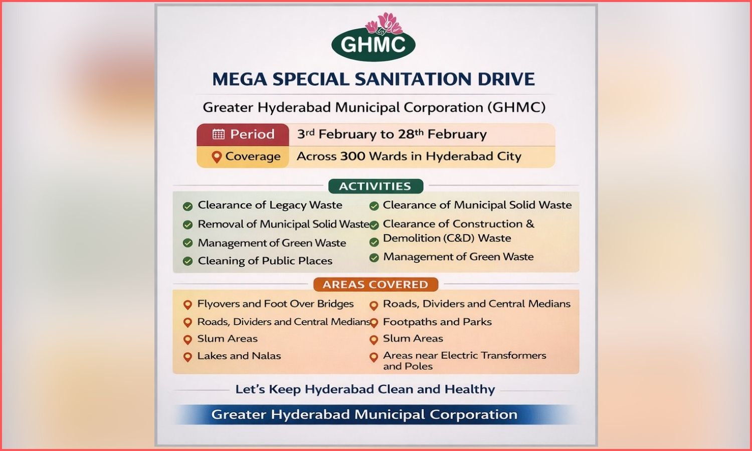 Sanitation Drive