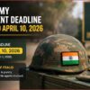 Army Deadline