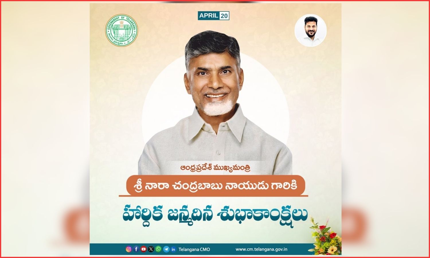 Chandrababu Naidu Birthday