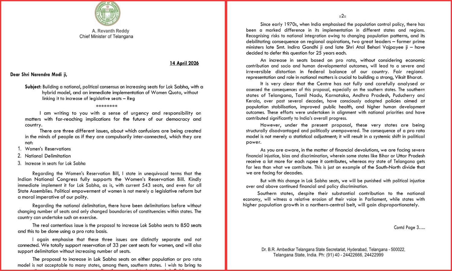 Parliamentary Balance