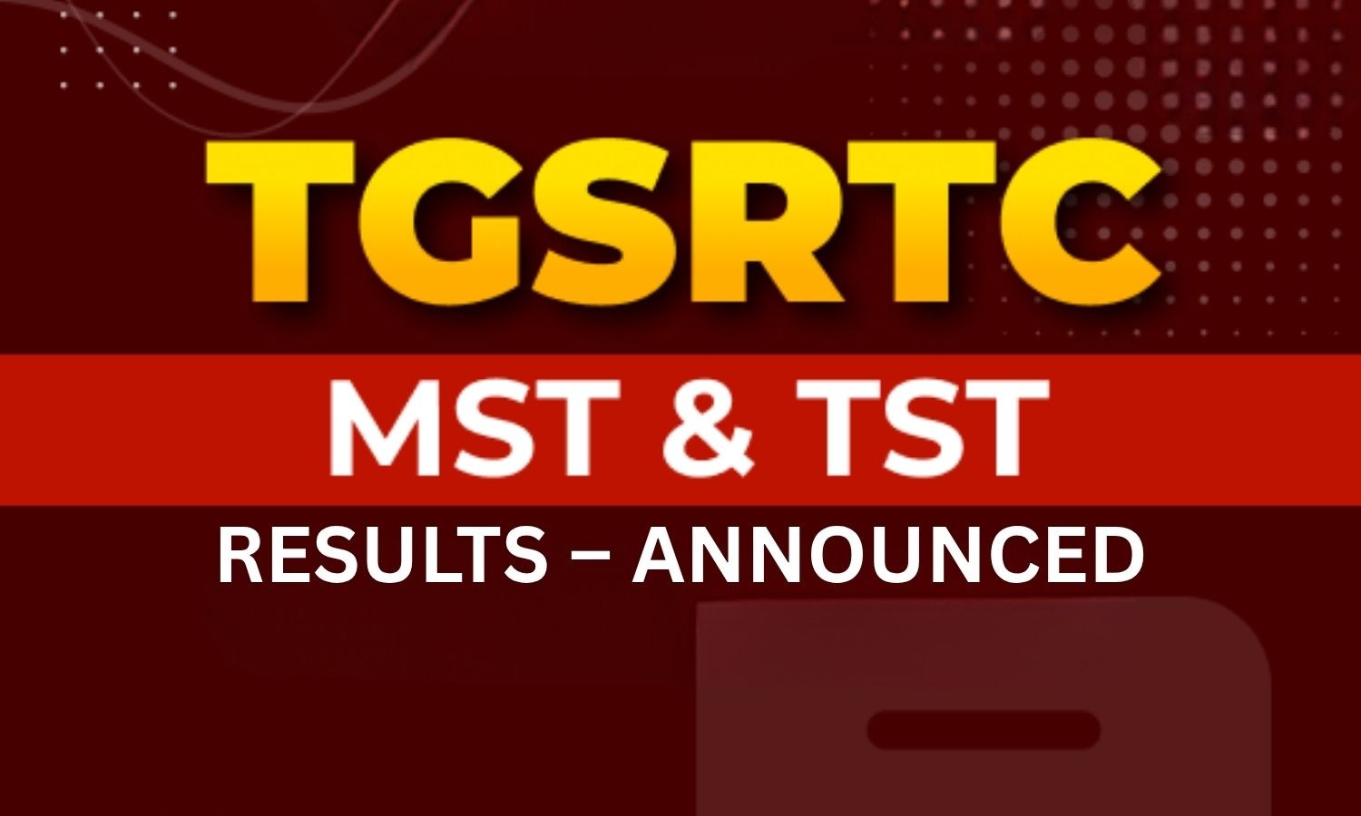 TGSRTC Results