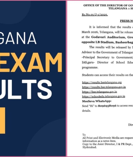 Telangana SSC Results