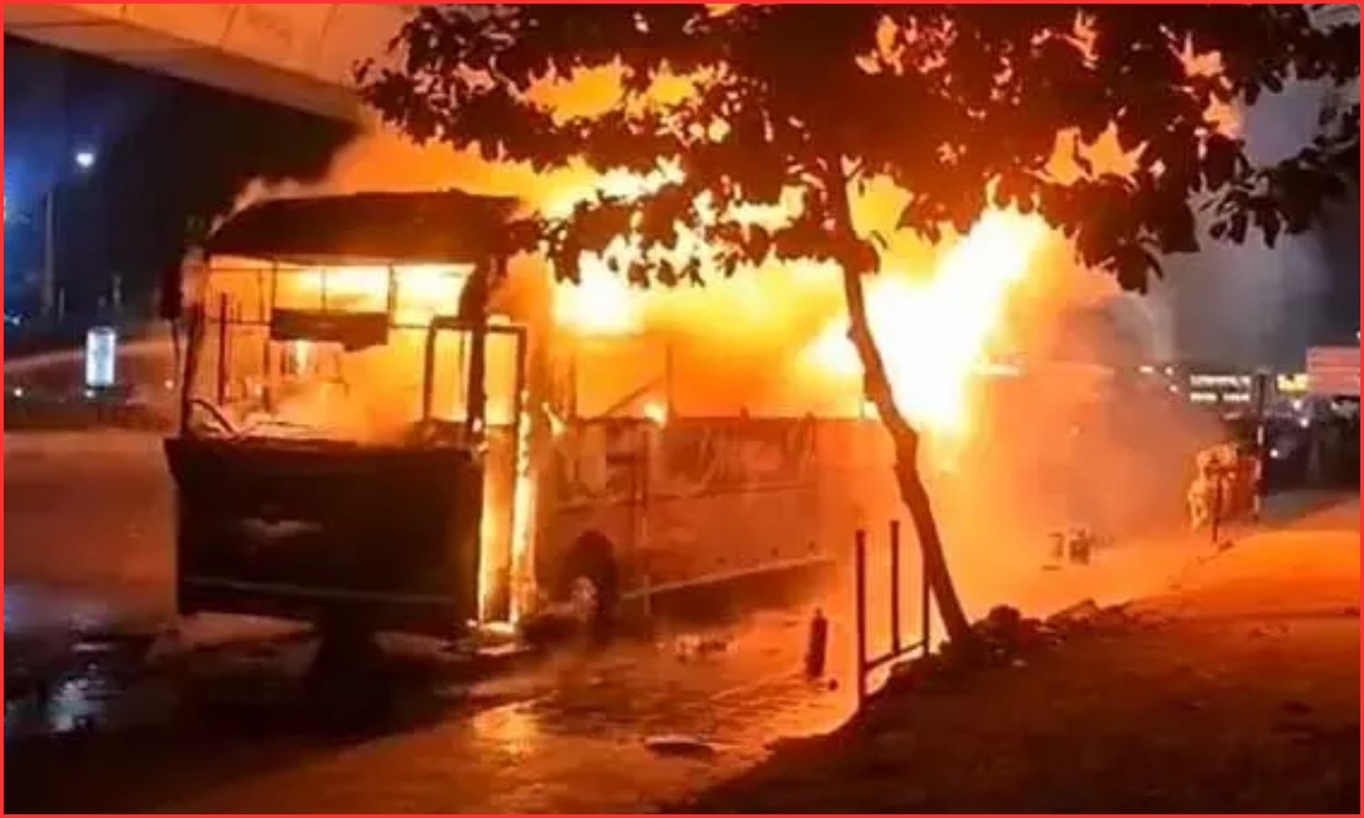 Bus Fire Incident