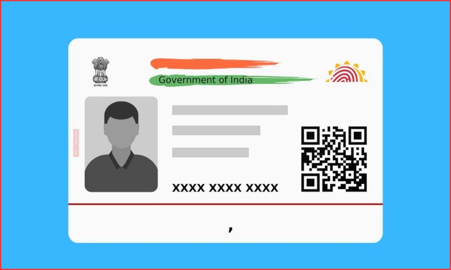Aadhaar Format Rumors