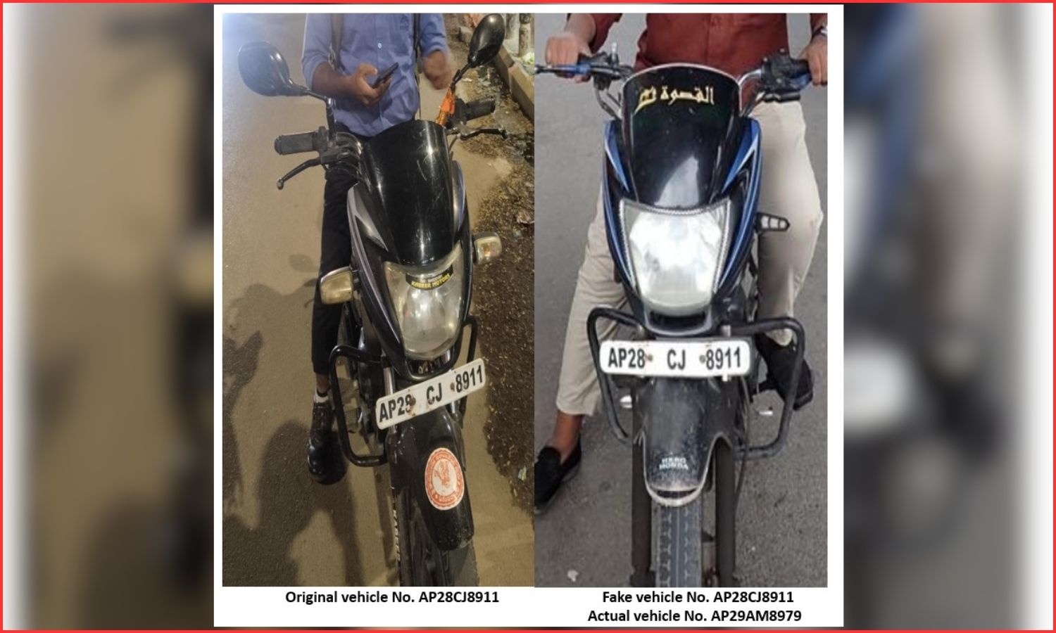Fake Number Plate Case