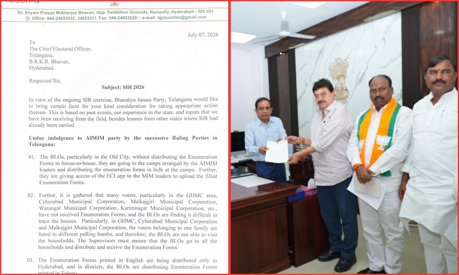 Telangana SIR