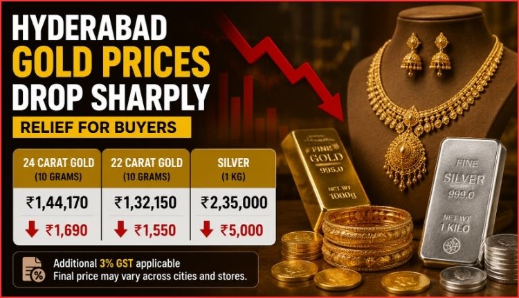 حیدرآباد میں سونے کی قیمتوں میں کمی | Gold Price Drop