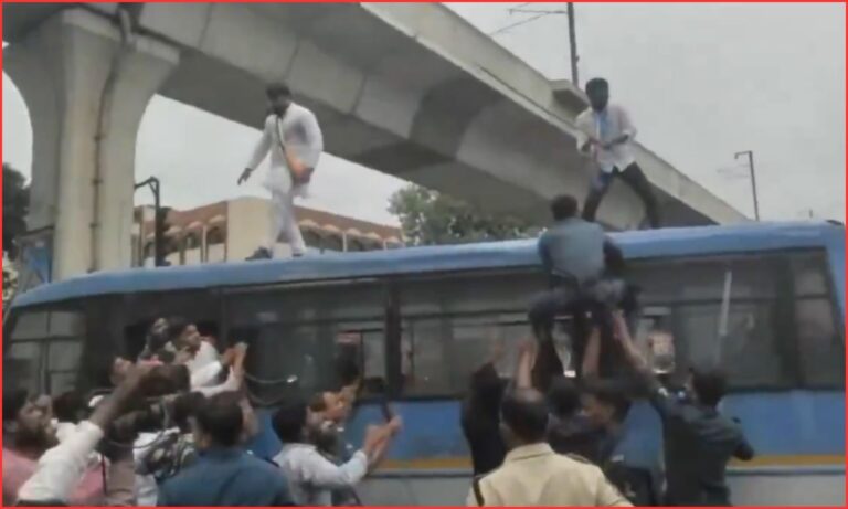 Gandhi Bhavan Clash
