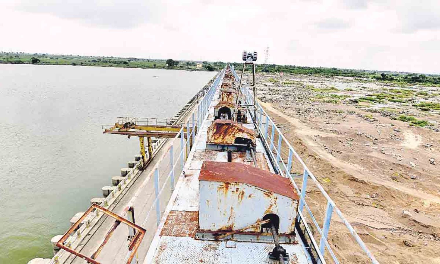 بی آر ایس وفد کا کرناٹک میں آبی منصوبوں کا معائنہ | River Water