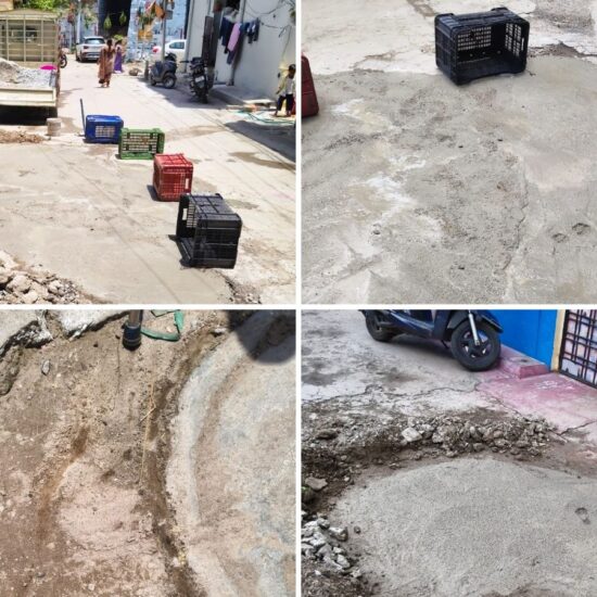 سری کرشنا نگر میں سڑکوں کی مرمت | Road Safety Repairs