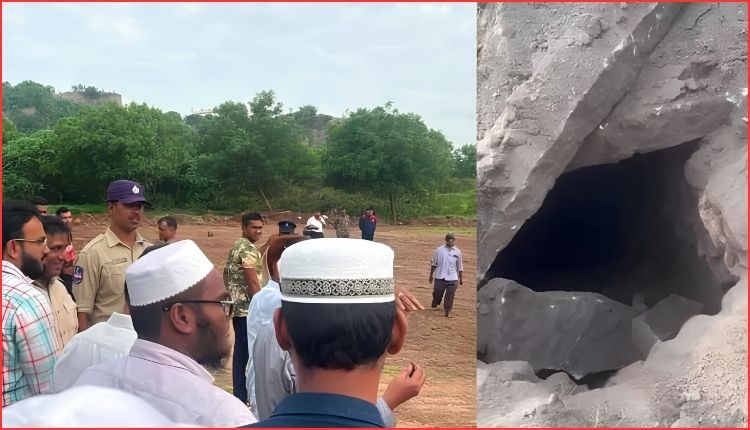 قطب شاہی مقبروں سے مشتبہ زیر زمین راستہ | Qutb Shahi Digging
