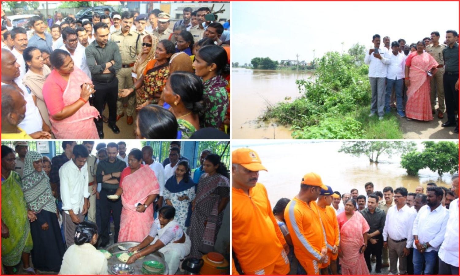 سیتکّا نے گوداوری سیلابی امداد کا جائزہ لیا | Godavari Flood Relief