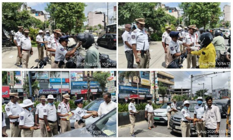 ملکاجگری پولیس کا روڈ سیفٹی پیغام | Road Safety Malkajgiri