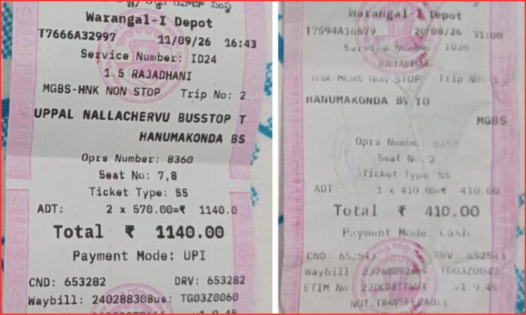 تلنگانہ آرٹی سی کرایوں میں اضافے پر ہریش راو کا اعتراض| TSRTC Fare Hike