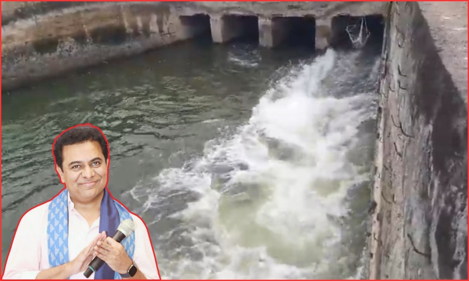 جورالا پانی احتجاج پر کے ٹی آر کی سراہنا | Jurala Water Protest