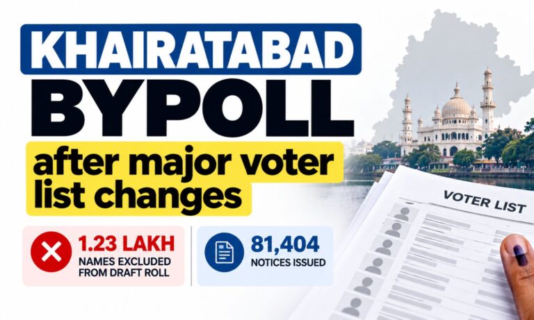 خیرت آباد ضمنی انتخاب اور ایس آئی آر | Khairatabad Bypoll