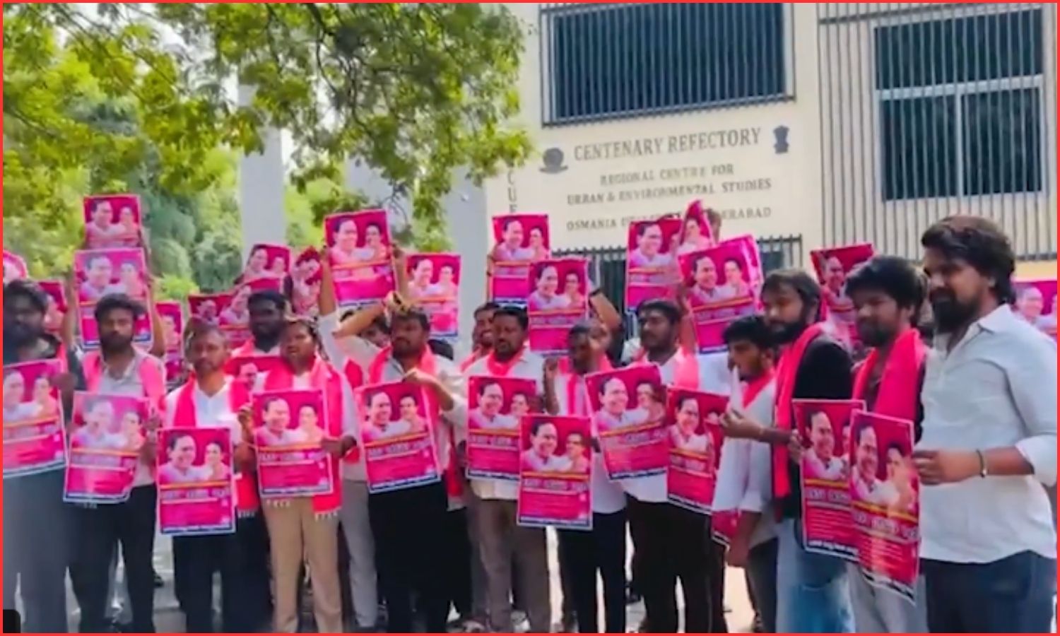 فیس بقایاجات پر بی آر ایس وی کا احتجاج | Telangana Student Demands