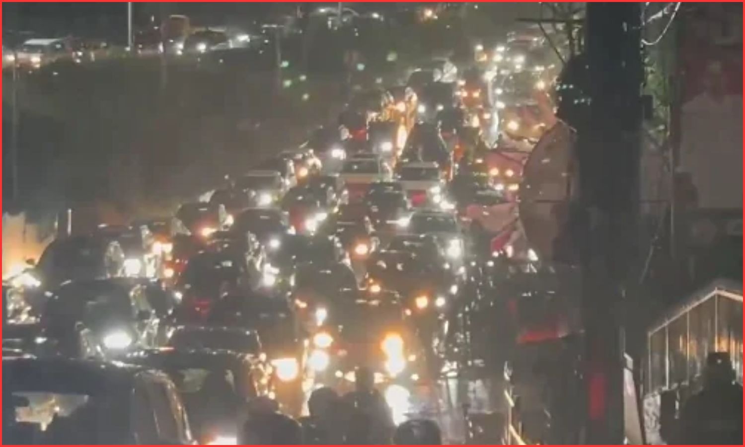 حیدرآباد میں موسلادھار بارش سے ٹریفک متاثر | Hyderabad Heavy Rain