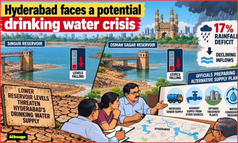 حیدرآباد میں پانی کا سنگین بحران | Hyderabad Water Crisis