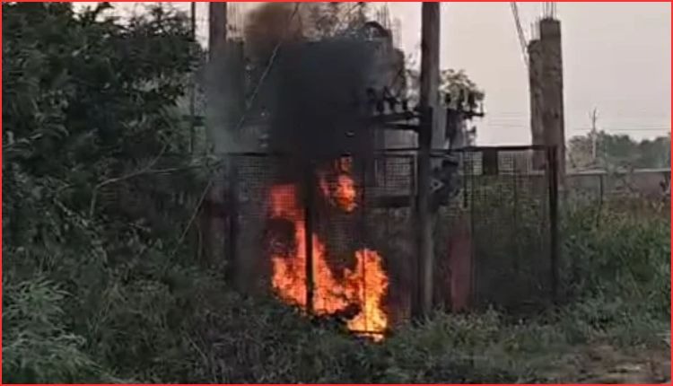 کولچارم میں ٹرانسفارمر جل گیا | Kolcharam Transformer Fire