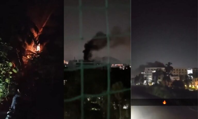 امراوتی میں لائبریری میں آگ | KL University Fire