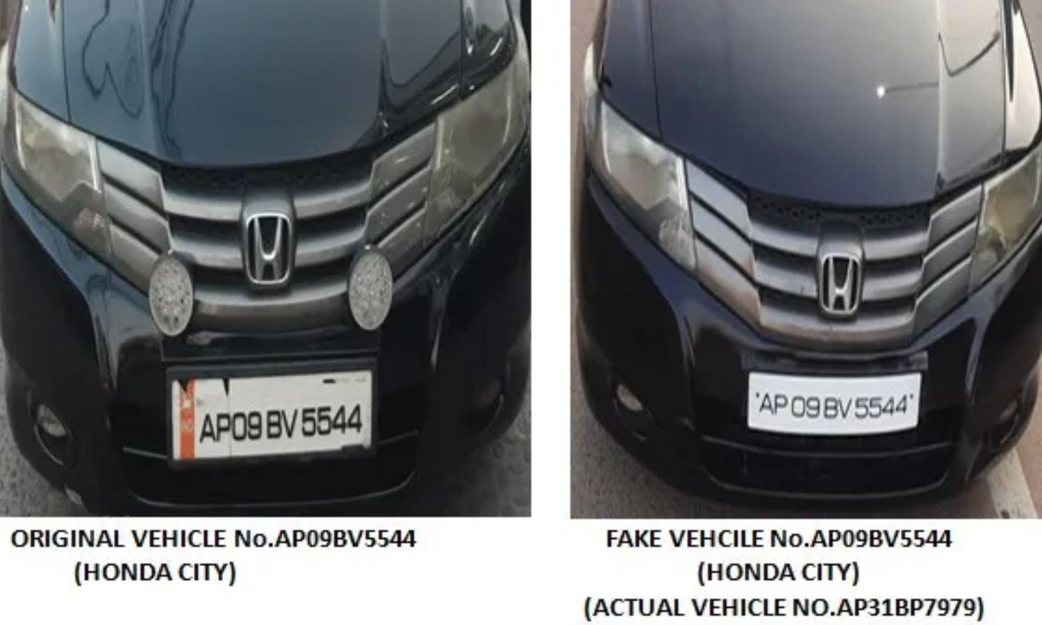 جعلی نمبر پلیٹوں پر 100 مقدمات | Hyderabad Fake Number Plates
