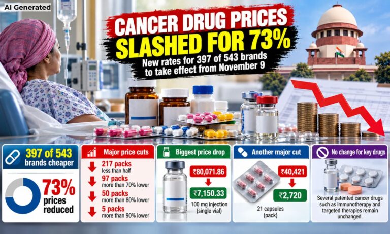 Cancer Drug Prices | کینسر کی 397 دواؤں کی قیمت کم