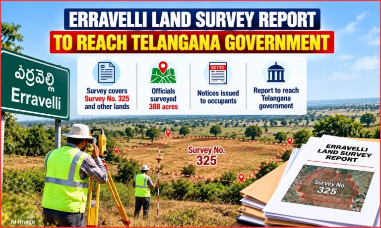 ایراولی زمین سروے رپورٹ تیار | Erravelli Land Survey