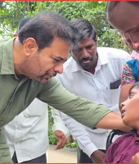 کے ٹی آر کی طبی مدد کی یقین دہانی | KTR Medical Support