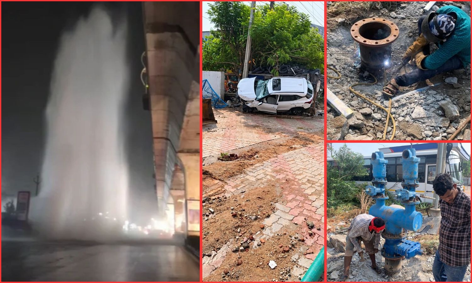 کرشنا پائپ لائن کی مرمت 5 گھنٹے میں مکمل | Krishna Pipeline Repairs